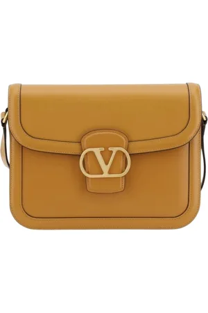 VALENTINO GARAVANI Tassen, Dames, Bruin, ONE Size, Leer, Stud Schoudertas
