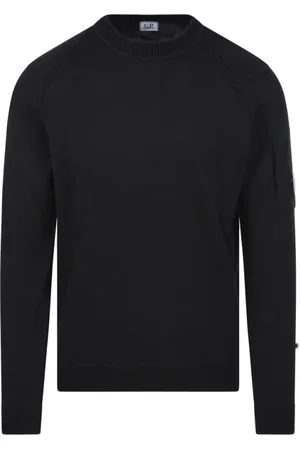 C.P. Company Truien, Heren, Zwart, M, Katoen, Sea Island Knit