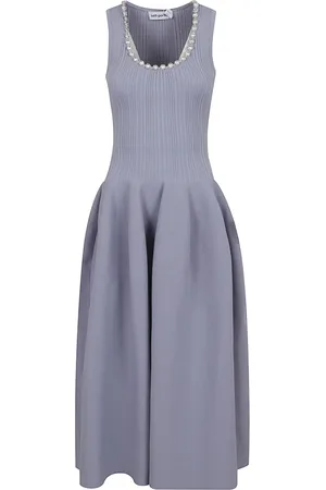 Self-Portrait Kleedjes, Dames, Blauw, S, Polyester, Blauwe Elegante Jurk voor Vrouwen