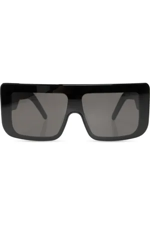 Rick Owens Accessoires, Heren, Zwart, ONE Size, Documenta Zonnebril