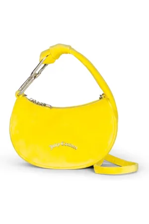 Juicy Couture Tassen, Dames, Geel, ONE Size, Polyester, Bloesem Kleine Hobo Tas Polyester Geel
