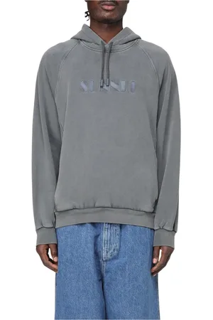 SUNNEI Sweatshirts & Hoodies, Heren, Grijs, L, Katoen, Comfortabele Grijze Hoodie