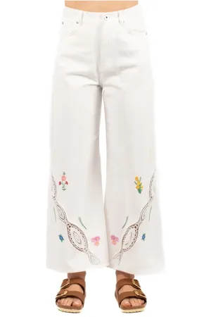Max Mara Broeken, Dames, Wit, S, Casual broek voor uitjes
