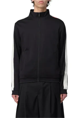 Roberto Cavalli Jassen, Heren, Zwart, S, Gestreepte Track Jacket