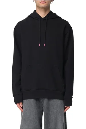 J.W.Anderson Sweatshirts & Hoodies, Heren, Zwart, XL, Katoen, Klassieke Zwarte Hoodie Relaxte Pasvorm