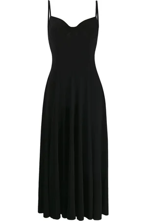 Norma Kamali Kleedjes, Dames, Zwart, S, Zwarte Jurken, Ware Maat