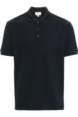 Woolrich Tops, Heren, Blauw, M, Embossed Logo Polo