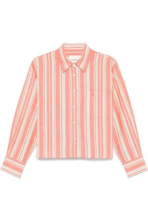 Closed Overhemden, Dames, Veelkleurig, S, Rode knoopshirt met zak