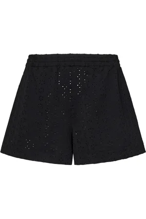 FISICO Korte broeken, Dames, Zwart, S, Zwarte Bermuda Shorts Stijlvol Microvezel