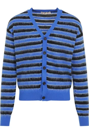 Marni Truien, Heren, Blauw, M, Wol, Blauwe Sweater Aw 24 Stijlvol Comfort
