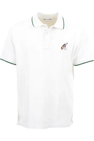 Jacob Cohen Tops, Heren, Wit, S, Polo Shirt Korte Mouwen