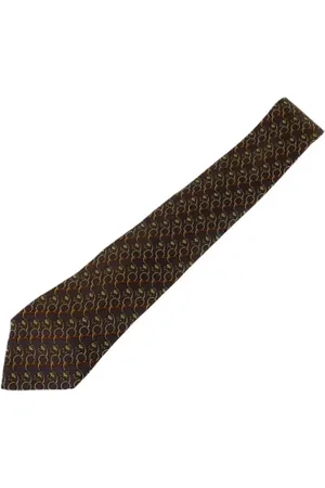 Hermès Pre-owned, Heren, Paars, ONE Size, Tweed, Pre-owned Canvas home-office