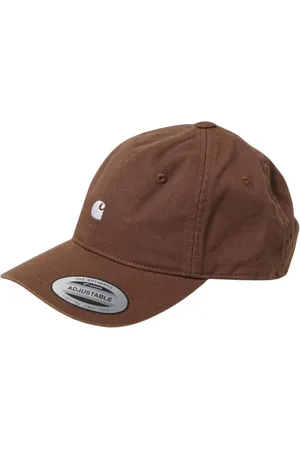 Carhartt Accessoires, Heren, Bruin, ONE Size, Katoen, Bruine Script Baseball Cap