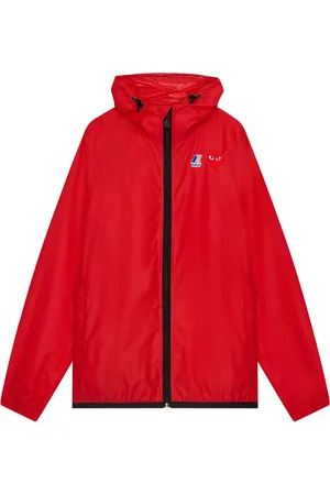 Comme des Garçons Jassen, Heren, Rood, S, Nylon, Rode ritsjas waterbestendig nylon