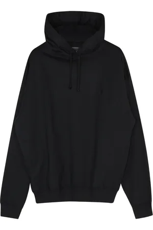 Y-3 Sweatshirts & Hoodies, Heren, Zwart, M, Katoen, Zwarte hoodie met lange mouwen