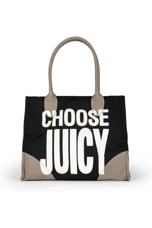 Juicy Couture Tassen, Dames, Zwart, ONE Size, Iris Plastisol L. Shoppin Cotton Combo