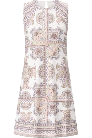Hale Bob Kleedjes, Dames, Veelkleurig, L, Midi Jurk met Paisley Patroon
