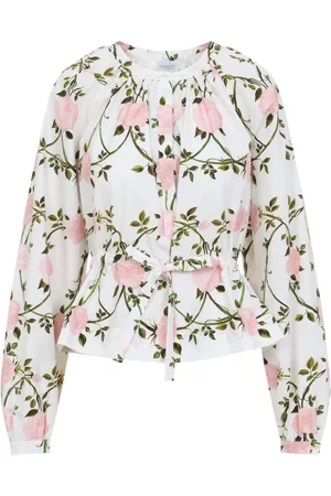 Giambattista Valli Blouses & Shirts, Dames, Veelkleurig, S, Katoen, Katoenen Shirt Stijlvolle Laagjes