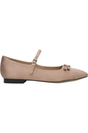 Estro Schoenen, Dames, , 36 EU, Textiel Ballet Flats met een Gesp voor Vrouwen