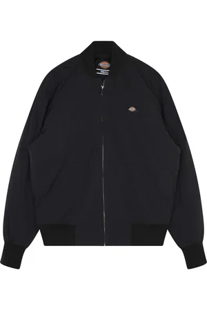 Dickies Jassen, Heren, Zwart, S, Zwarte waterafstotende bomberjack