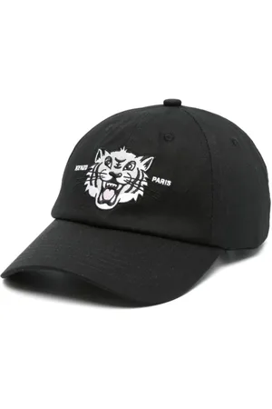 Kenzo Accessoires, Heren, Zwart, ONE Size, Katoen, Stijlvolle Hoed