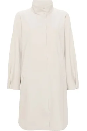 HERNO Mantels, Dames, Grijs, L, Grijze Elegant Damesjas