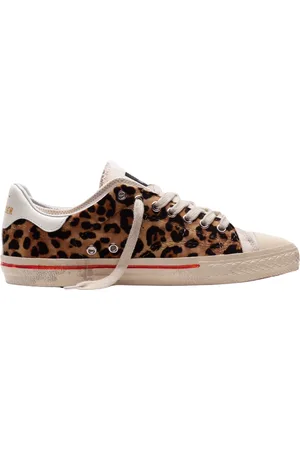 Hidnander Schoenen, Dames, Bruin, 37 EU, Leer, Sterloze Luipaard/Ivoor