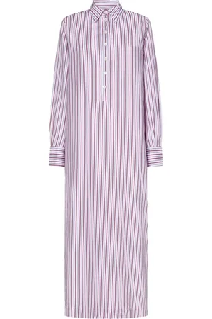 MASSIMO ALBA Kleedjes, Dames, Veelkleurig, M, Maxi Kaftan Jurk