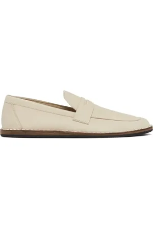 The Row Schoenen, Dames, Wit, 36 EU, Leer, Witte Leren Loafers Elegante Stijl