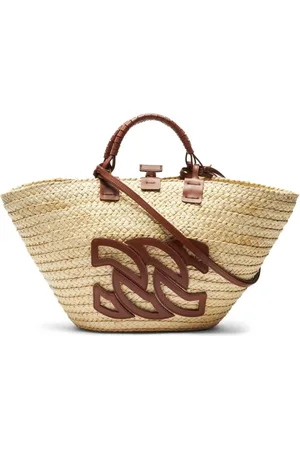 Casadei Tassen, Dames, , ONE Size, Panarea Raffia Mand Tas