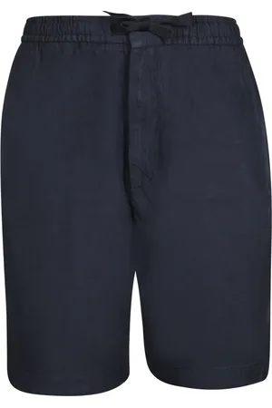 OFFICINE GENERALE Korte broeken, Heren, Blauw, XL, Katoen, Blauwe Bermuda Shorts Comfort Elegantie