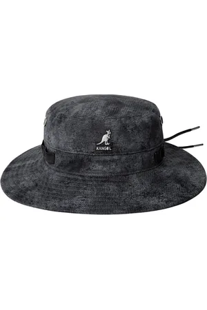 Kangol Accessoires, Heren, Zwart, M, Katoen, Zwarte outdoor vissershoed