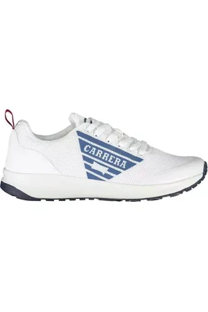 Carrera Schoenen, Heren, Wit, 44 EU, Leer, Witte Sneakers met Iconische Contrastdetails
