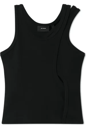 Axel Arigato Tops, Dames, Zwart, XS, Katoen, Rina Laagjes Tanktop