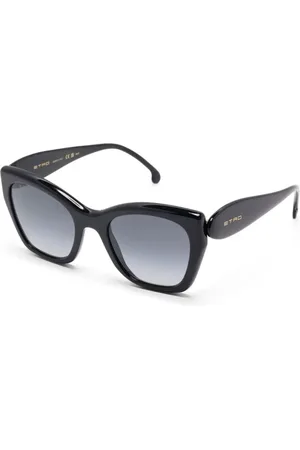 Etro Accessoires, Dames, Zwart, 54 MM, 0084S 8079O Zonnebrillen