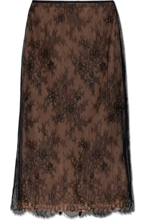 Self-Portrait Rokken, Dames, Zwart, S, Polyester, Kanten rok