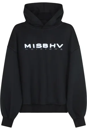 MISBHV Sweatshirts & Hoodies, Heren, Zwart, M, Katoen, Zwarte hoodie met lange mouwen