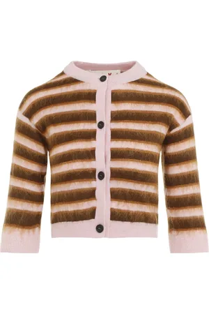 Marni Truien, Dames, Veelkleurig, S, Wol, Roze & Paarse Sweater Aw 24