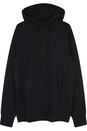 Y-3 Sweatshirts & Hoodies, Heren, Zwart, M, Katoen, Zwarte Terry Hoodie Lange Mouw