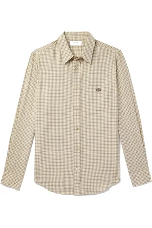 Céline Overhemden, Heren, , 2Xl, Katoen, Geruite Overhemd Aw 24