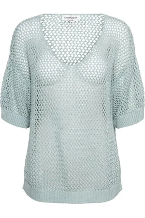 &Co Woman Truien, Dames, Blauw, 3Xl, Katoen, Beki NT