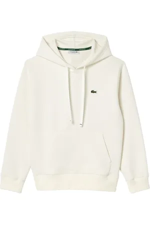 Lacoste Sweatshirts & Hoodies, Dames, , XL, Crème Hoodie voor Vrouwen Aw 24