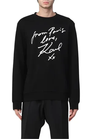 Karl Lagerfeld Sweatshirts & Hoodies, Heren, Zwart, S, Sweatshirts & Hoodies