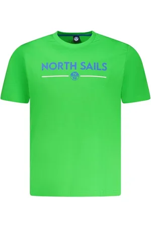 North Sails Tops, Heren, Groen, M, Katoen, Groene Crew Neck T-Shirt