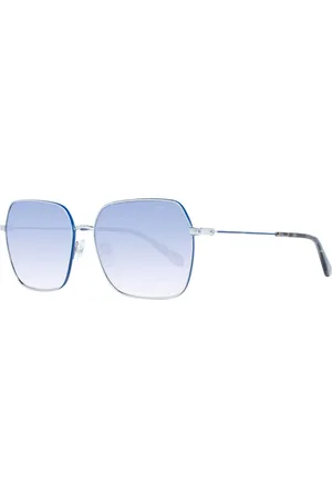 GANT Accessoires, Dames, Grijs, ONE Size, Zonnebril Gradient Blauw