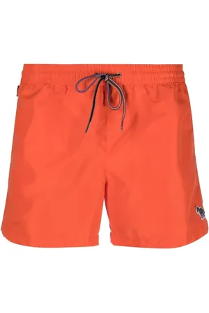 Paul Smith Badkleding, Heren, Oranje, S, Zee Oranje Kleding Stijlvol Model