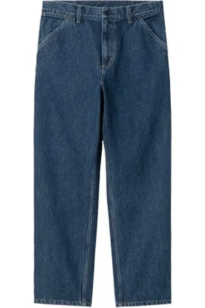 Carhartt Jeans, Heren, Blauw, W32, Katoen, Clic Workwear Inspired Kniebroek