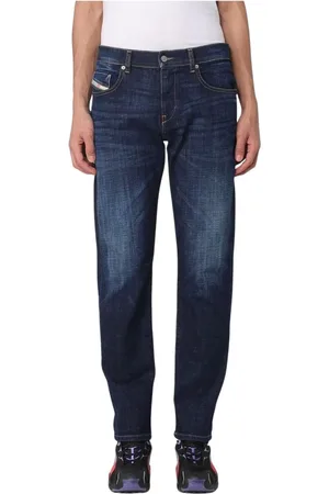 Diesel Jeans, Heren, Blauw, W30, Denim, Klassieke Straight Leg Jeans