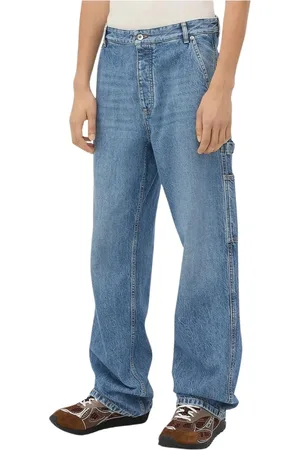 Bottega Veneta Jeans, Heren, Blauw, M, Blauwe relaxte pasvorm jeans