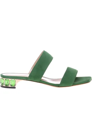 BALDININI Schoenen, Dames, Groen, 38 EU, suede clogs